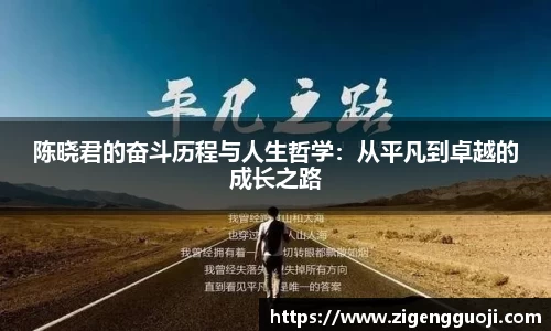 陈晓君的奋斗历程与人生哲学：从平凡到卓越的成长之路